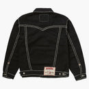 Supremo True Religion Denim Trucker Jacket Blacket Black
