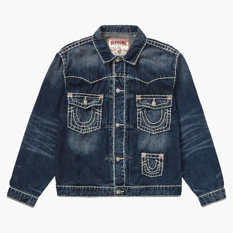 Suprema True Religion Religion Denim Trucker Waike Blue Blue