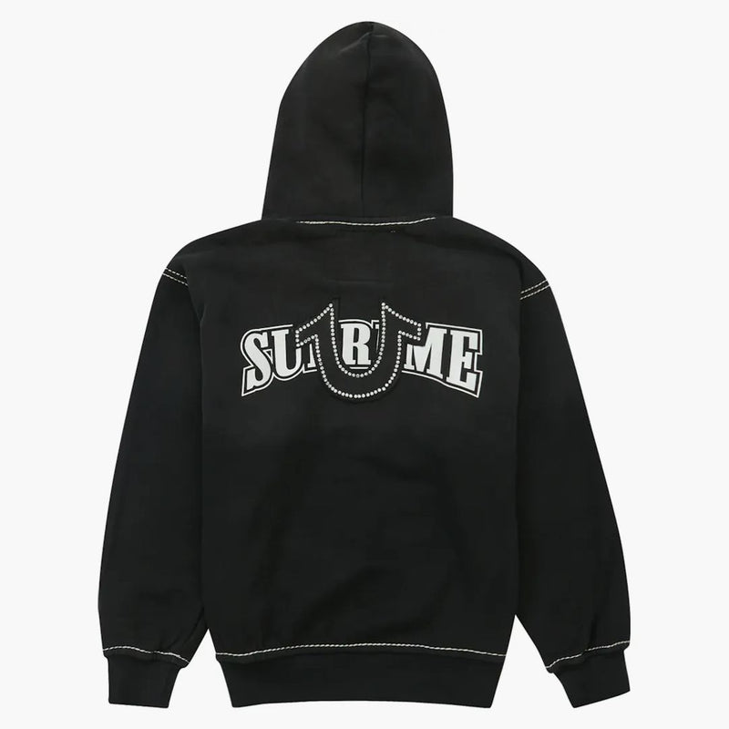 Supreme True Religion Zip Up Felpa con cappuccio (FW22) Black
