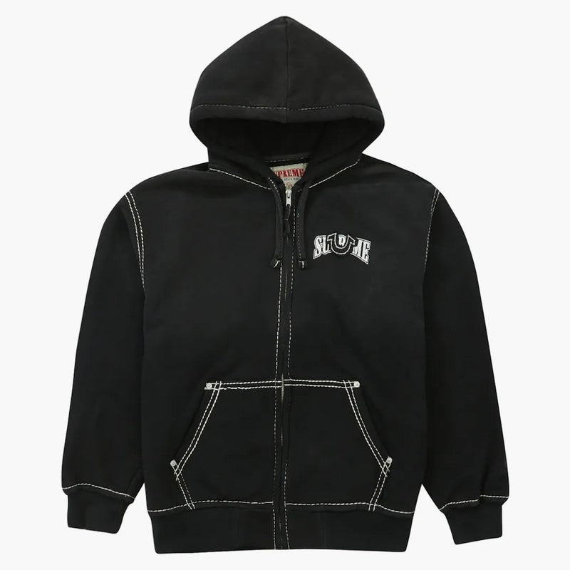 Supreme True Religion Zip Up Felpa con cappuccio (FW22) Black