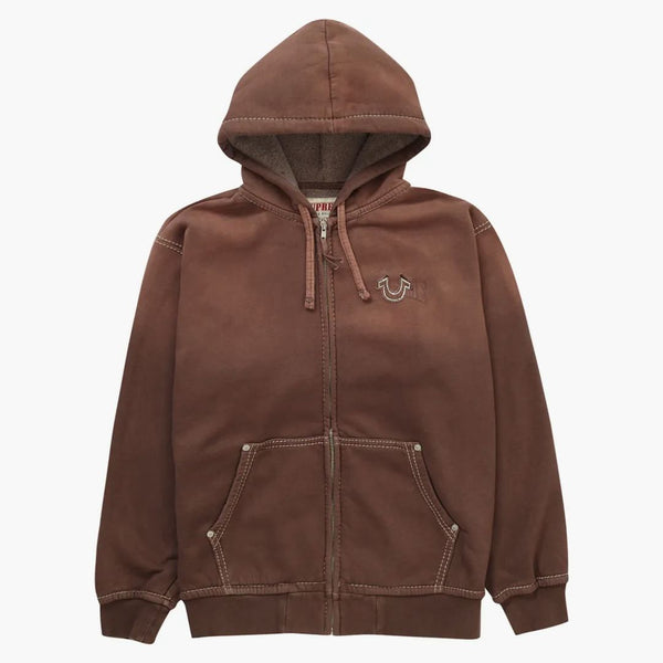 Supreme True Religion Zip up Hooded Sweatshirt (FW22) Brown