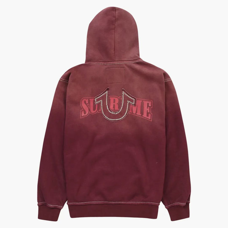 Supreme True Religion Zip Up Felpa con cappuccio (FW22) Egglant