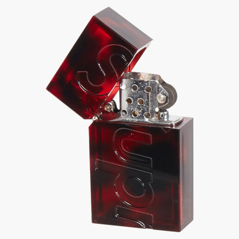 SUPREME Tsubota Pearl Hard Edge Accendino (FW21) rosso