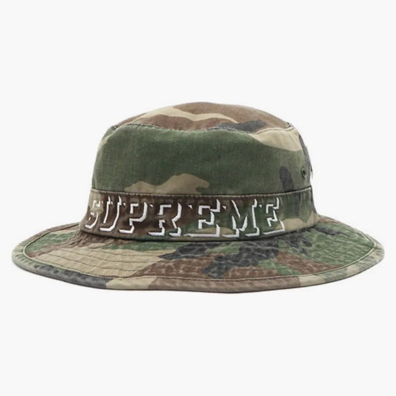 Supreme Twill Boonie Hat Woodland Camo
