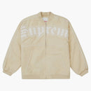 Supreme Tewt Old English Varsity Jacket Tan