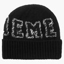 Supreme twist beanie black