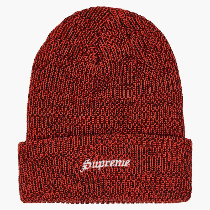 Supreme Twisted Loose Gauge Beanie Neon Orange
