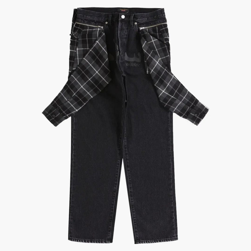 Högsta undercover skiktade jean svart