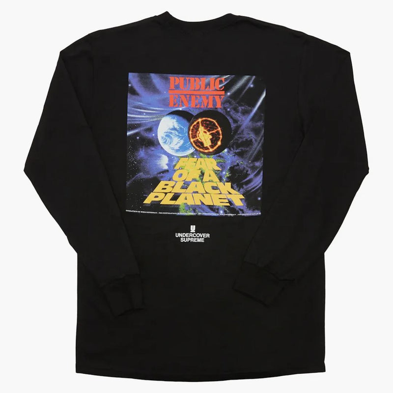 Supreme Undercover/public Enemy Counterattack L/s Tee Black