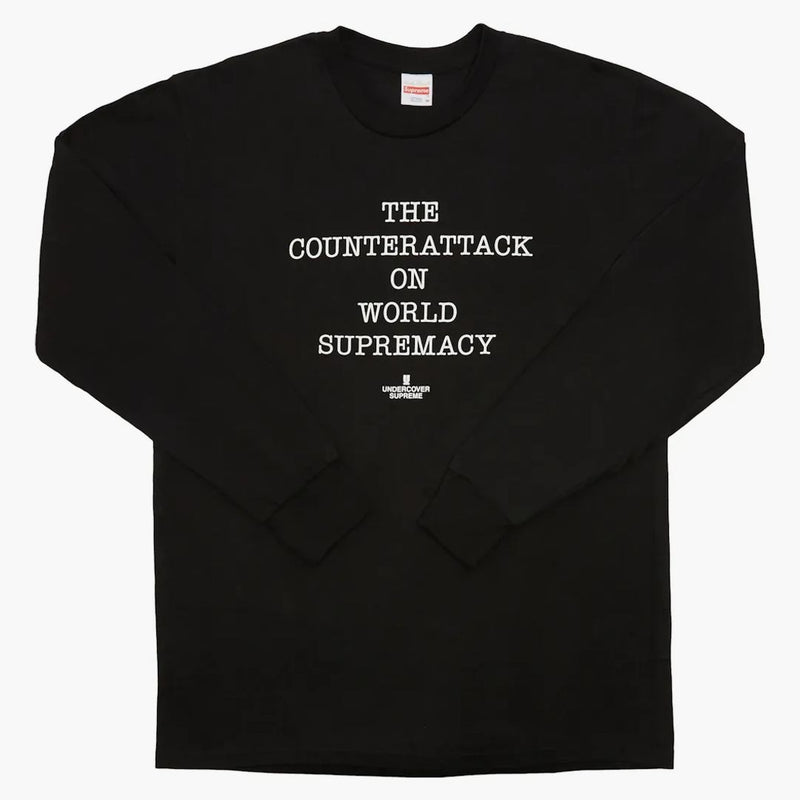 Supreme Undercover/public Enemy Counterattack L/s Tee Black
