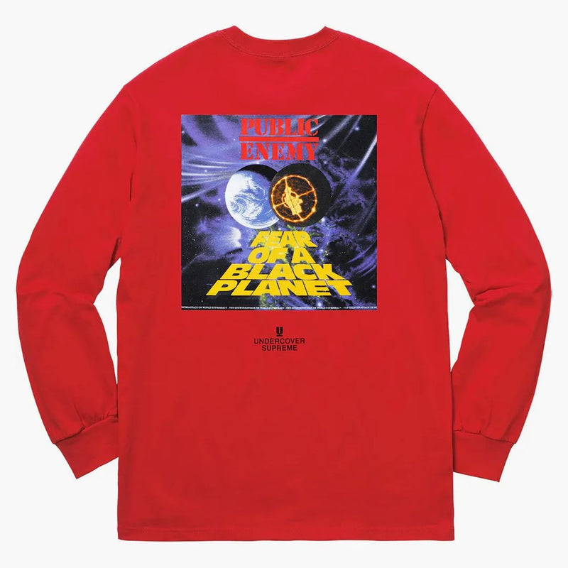 Supreme Undercover/public Enemy Counterattack L/s Tee Red