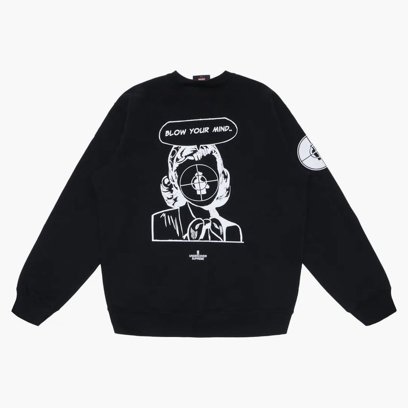 Nejvyšší tajná utajení/Public Enemy Crewneck mikina černá
