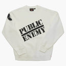 Sudadera suprema de cuello subterráneo/enemigo de la tripulación blanca