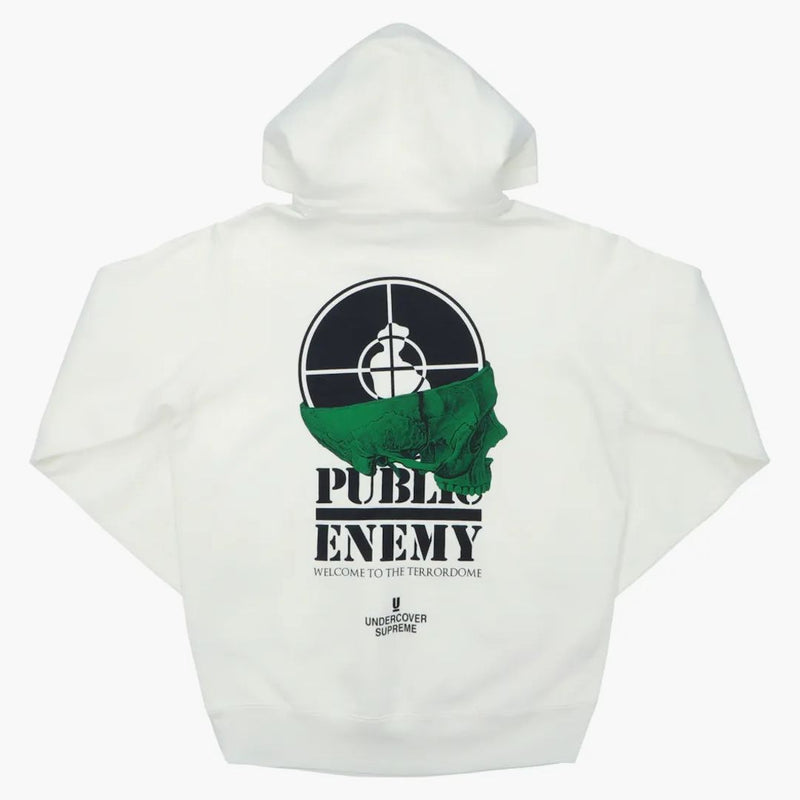 Supreme Undercover/public Enemy Terrordome Hooded Sweatshirt White