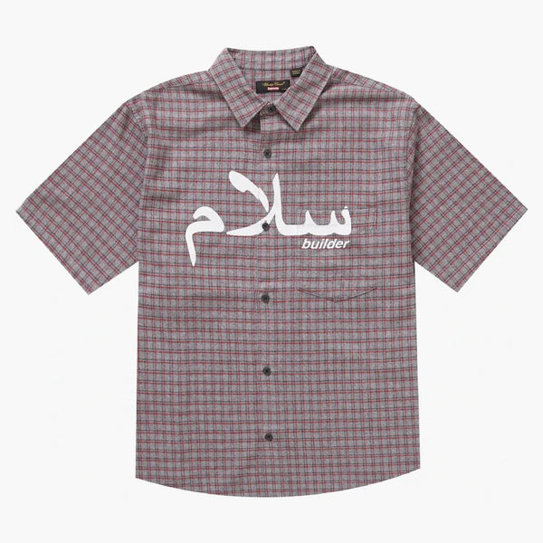 Supreme Undercover S/s flanell skjorta grå rutig