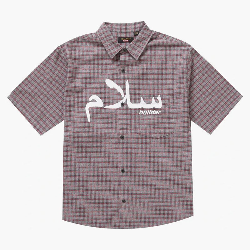 Supreme undercover S/S Flannel Shirt Gray Plaid