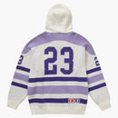 Supreme USA ZIP Up Hooded Sweater White