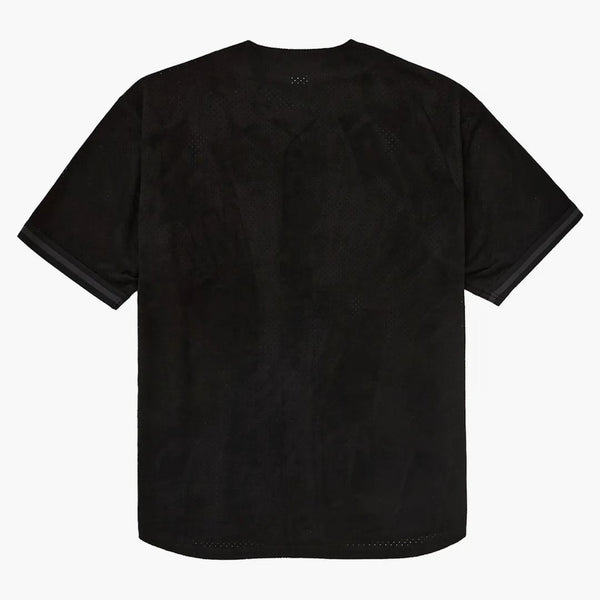 【Supreme】Ultrasuede Mesh Baseball Jersey Supreme Ultrasuede Mesh Baseball Jersey (SS24) - $128