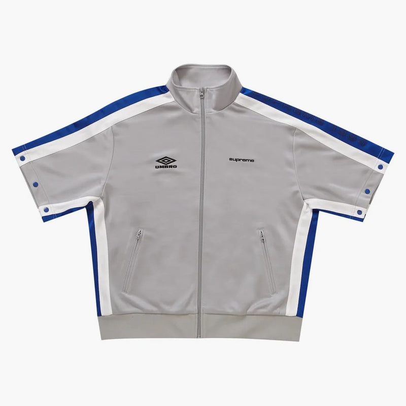 Nejvyšší umbro snap rukáv bunda světle šedá