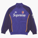 Supreme Umbro zip up tröja lila