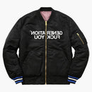 Supreme undercover reversible MA-1 black