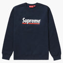Supreme Underline Crewneck Navy