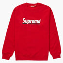 Supreme Underline Crewneck Red