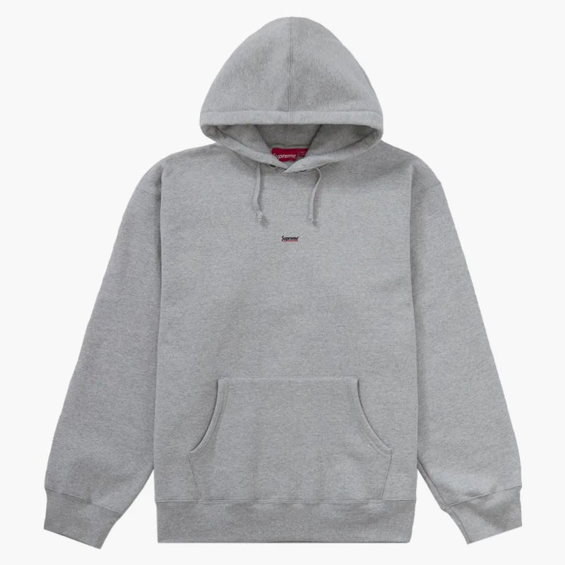 Supreme Underline Hooded Sweatshirt Heather Grey