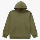 Supreme sottolinea la felpa con cappuccio leggera oliva