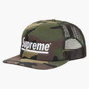 Supreme Underline Mesh Back 5-panel Woodland Camo