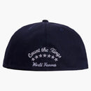 Supreme Undisputed Box Logo New Era Fitted Hat Navy