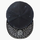 Supreme Undisputed Box Logo New Era Fitted Hat Navy