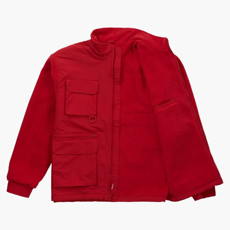 Supreme Upland Fleece Jacket Red
