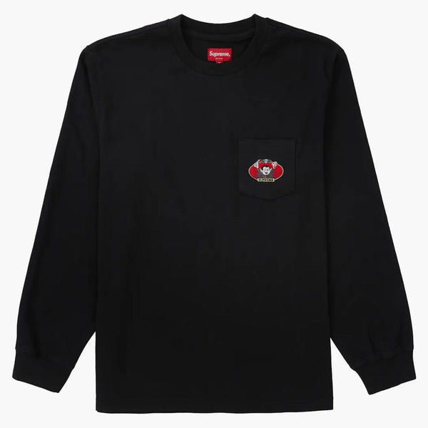 Supreme vampire boy l/s pocket tea black