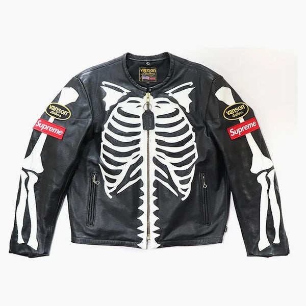 希少 Supreme Vanson Worn Leather Jacket SupremeVansonLeatherBonesJacke
