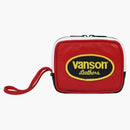 Supreme Vanson Leather Wristbag Red
