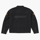 Supreme Vanson Leathers Cordura Cotton Jacket Black