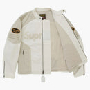 Supreme Vanson Leathers Cordura Cotton Jacket White