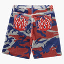 Supreme Vanson Leathers Cordura Mesh Short Red Camo