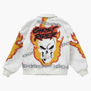 Supreme Vanson Leathers Ghost Rider Jacket White
