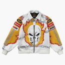 Supreme Vanson Leathers Ghost Rider Jacket White