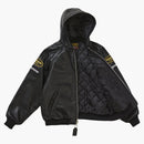 Supreme Vanson Leathers Hooded Work Jacket Black