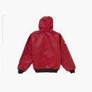 Supreme Vanson Leathers Hooded Work Jacket Red