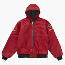 Supreme Vanson Leathers Hooded Work Jacket Red
