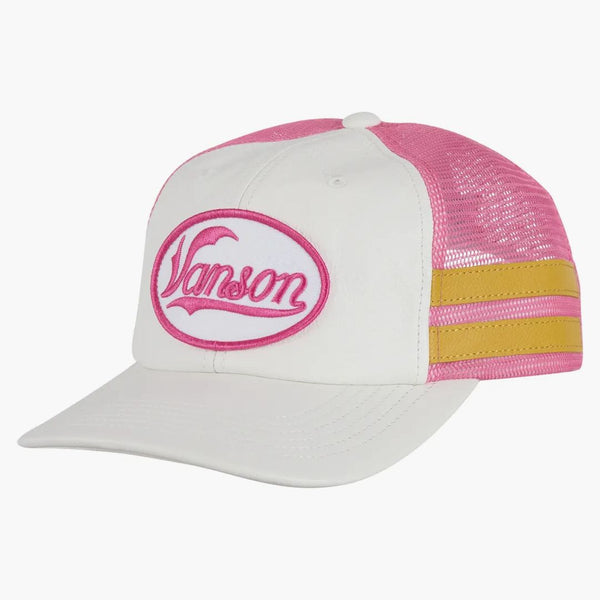 Supreme Vanson Leathers Mesh Back 6-panel White