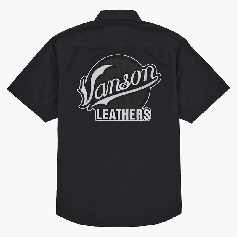 Supreme Vanson Leathers S/s Work Shirt Black