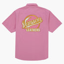 Supreme Vanson Leathers S/s Work Shirt Pink