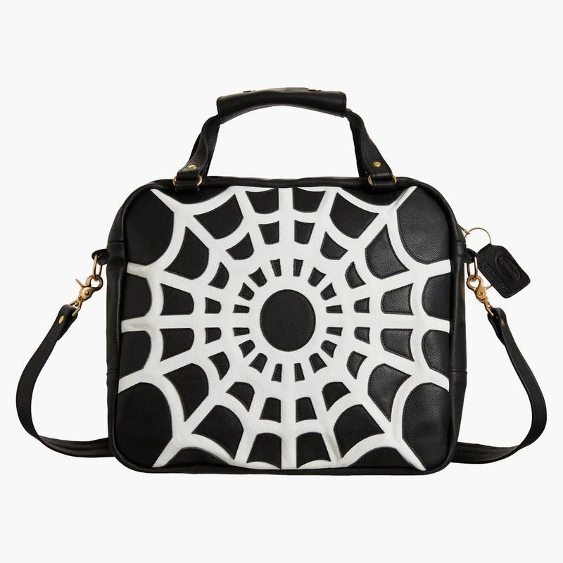 Supreme Vanson Leathers Spider Web Bag Black