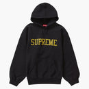 Sudadera con capucha suprema en el equipo universitario negro