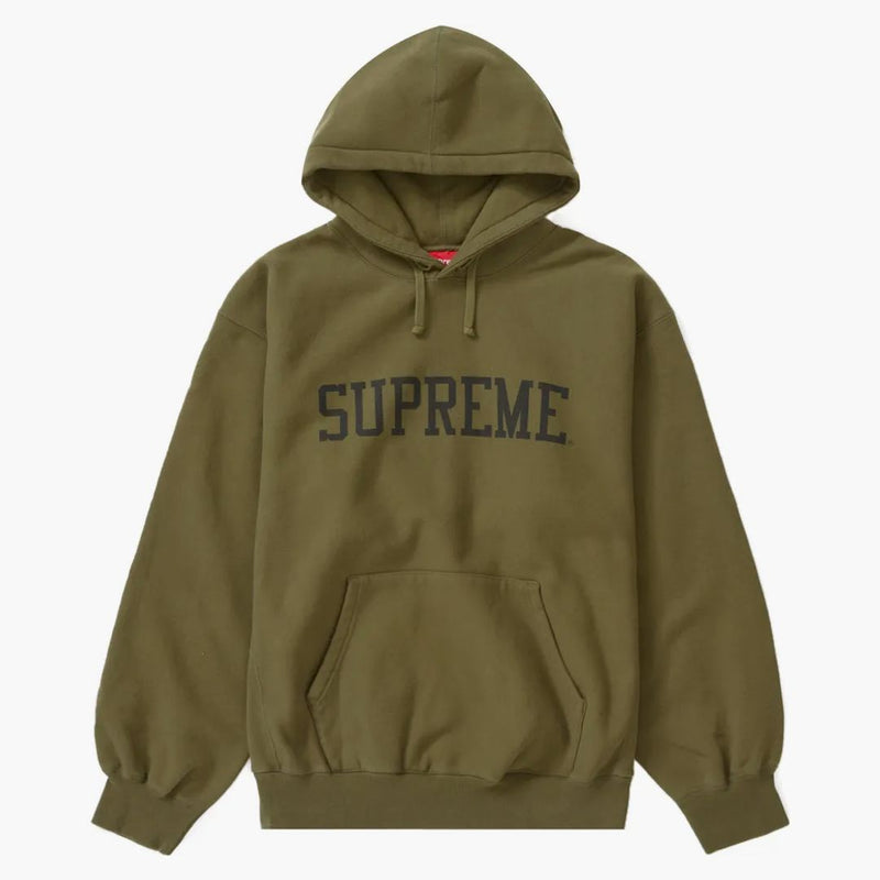 Suprema Varsity Felpa con cappuccio Oliva scura